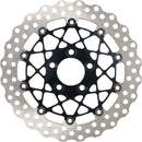 Two-Piece Brake Rotor Black For Harley Davidson FLHC 1750 ABS 2018-2022