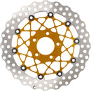 Two-Piece Brake Rotor Gold For Harley Davidson FLHR 1750 2017-2018