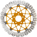 Two-Piece Brake Rotor Gold For Harley Davidson FLFBS 1868 ABS 2018-2024