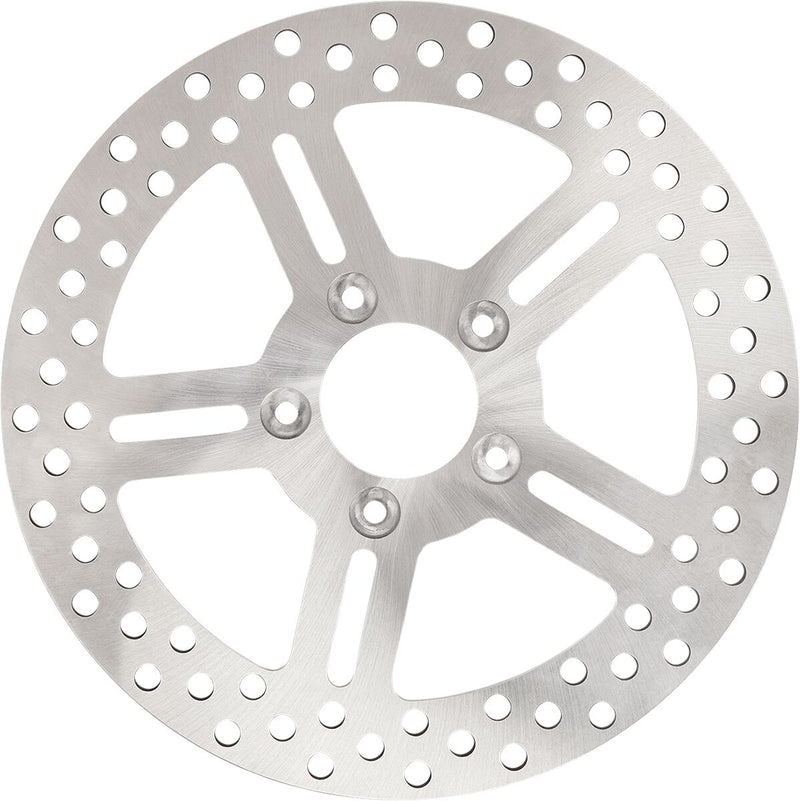 One-Piece Brake Rotor Silver For Harley Davidson FLHR 1450 2000-2006
