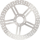 One-Piece Brake Rotor Silver For Harley Davidson FLD 1690 2012-2013
