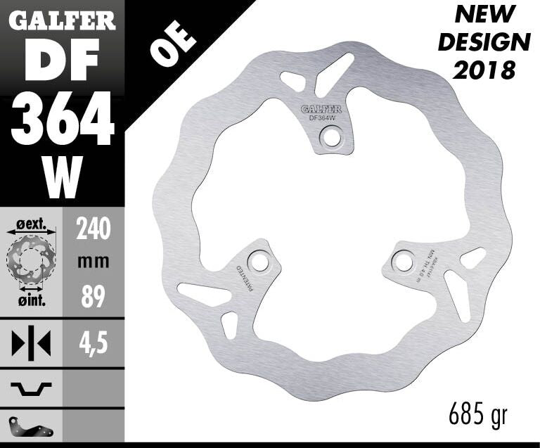 Fixed Wave Brake Rotor For Suzuki UH 125 2007-2013