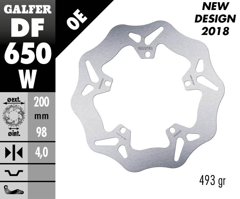 Fixed Wave Brake Rotor For Malaguti Centro 50 SL 1994-2000