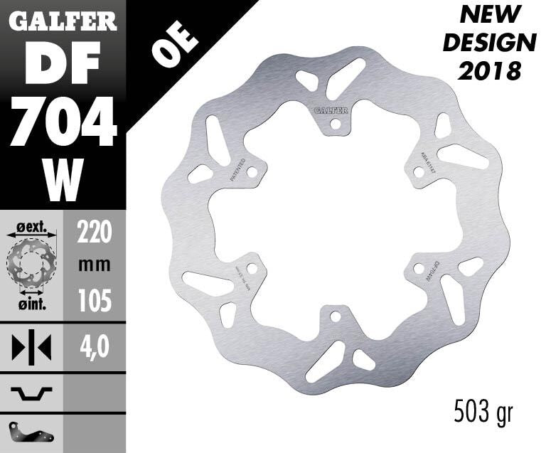 Fixed Wave Brake Rotor For Piaggio FLY 100 2007-2009