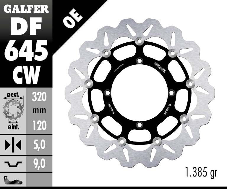 Floating Wave Brake Rotor For Husqvarna LT 610 E 2001