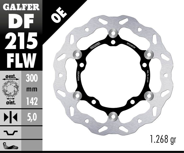 Floating Wave Brake Rotor For Kawasaki Ninja 650 2017-2019