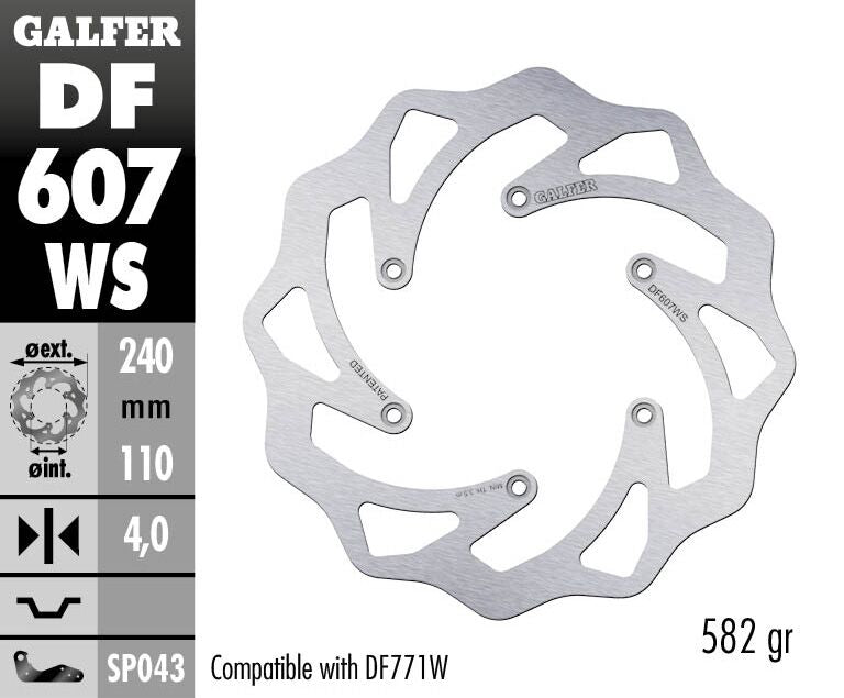 Fixed Wave Brake Rotor For CCM GP 450 2014-2018