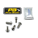 Titanium Brake Rotor Mounting Bolt Kit Silver / Unfinished For Aprilia RSV4 1000 RF ABS 2015-2018