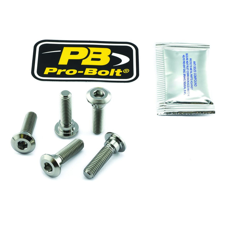 Titanium Brake Rotor Mounting Bolt Kit For Kawasaki EX 300 2013-2016