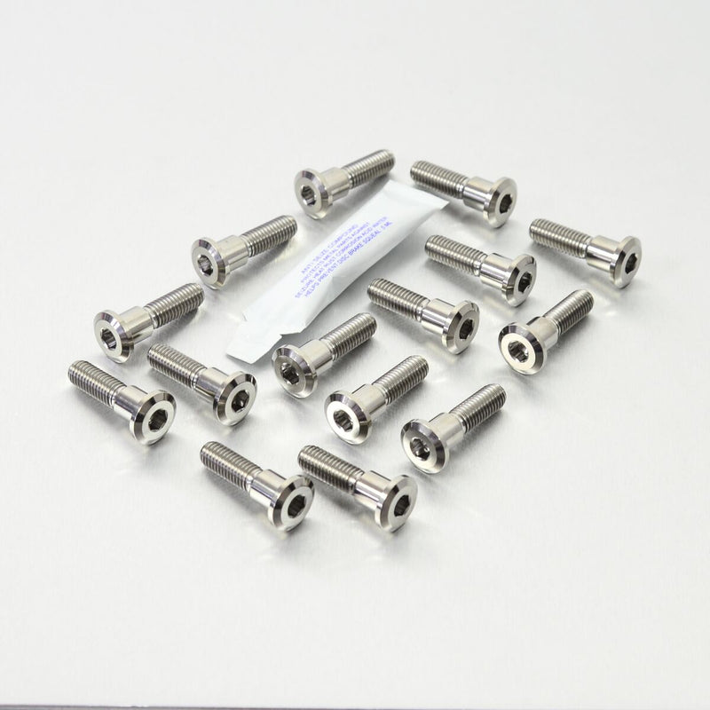 Titanium Brake Rotor Mounting Bolt Kit Silver / Unfinished For Suzuki GSF 1200 2001-2005