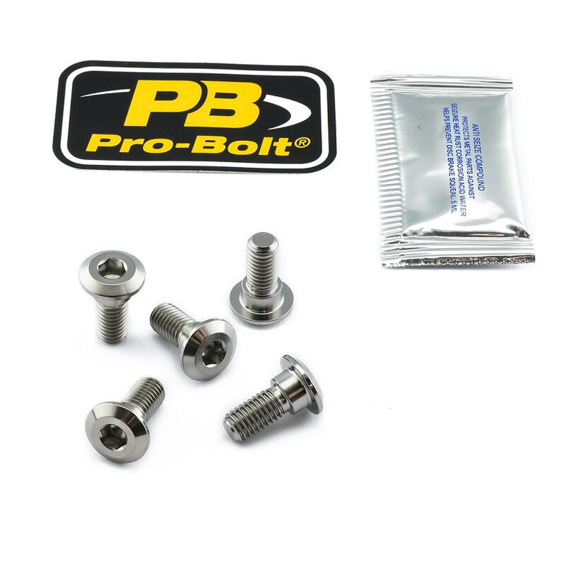 Titanium Brake Rotor Mounting Bolt Kit For Yamaha FZ6 600 S 2004-2009