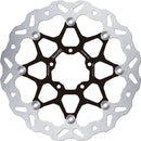 Wave® Brake Rotor Black / Silver For Royal Enfield Continental GT 650 EFI ABS - 320 MM