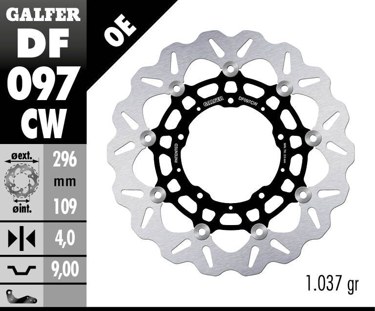 Floating Wave Brake Rotor For Honda X-ADV 750 ABS 2021-2024