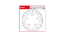 Brake Rotor Fixed Round Silver / Stainless Steel For Harley Davidson FLHR 1584 2008-2011