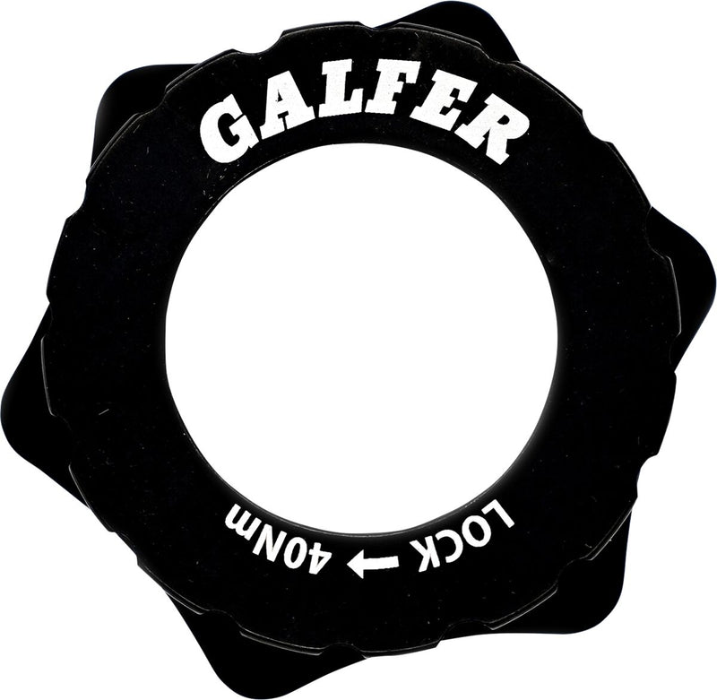 Universal Center Lock Bicycle Brake Rotor Adapter Anodized / Black