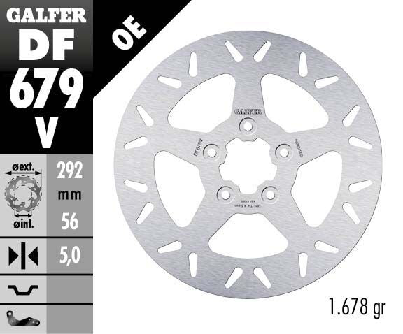 Fixed Round Brake Rotor For Harley Davidson FLH 1984-1985