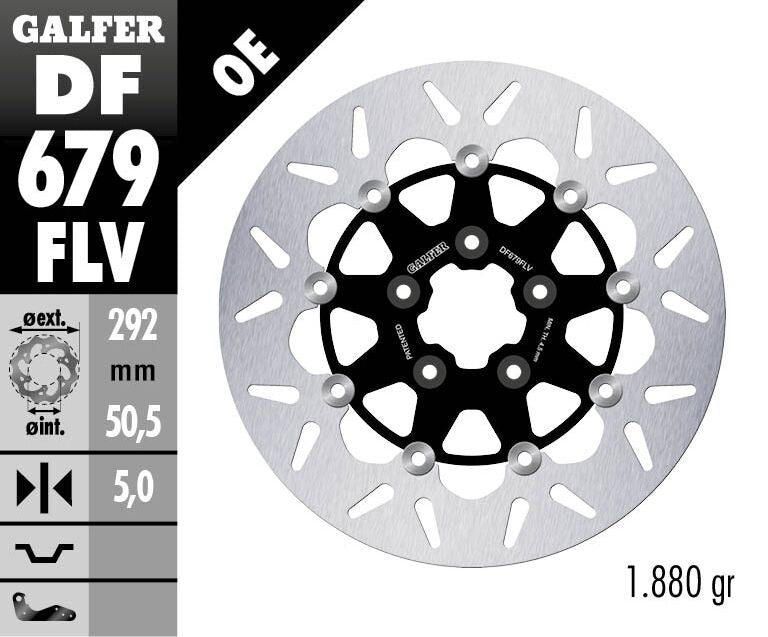 Floating Round Brake Disc For Harley Davidson FLHR 1340 1994-1998