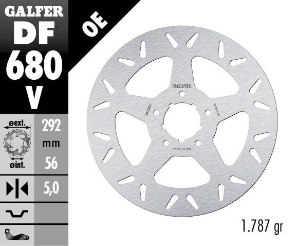 Fixed Round Brake Rotor For Harley Davidson FLHR 1450 2001-2006