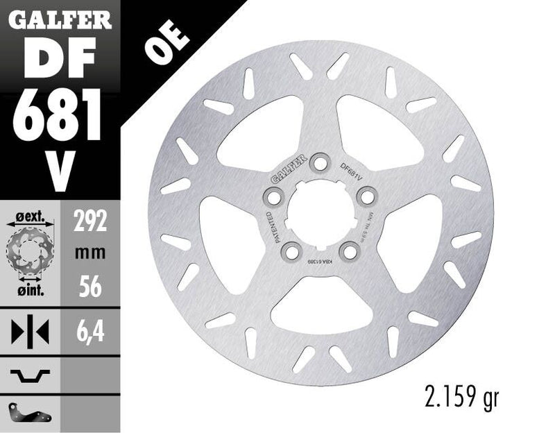 Fixed Round Brake Rotor For Harley Davidson FLS 1690 2012-2017