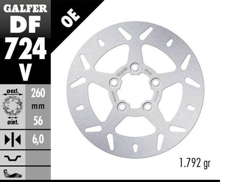 Fixed Round Brake Rotor For Harley Davidson XL 1200 V 2012-2013