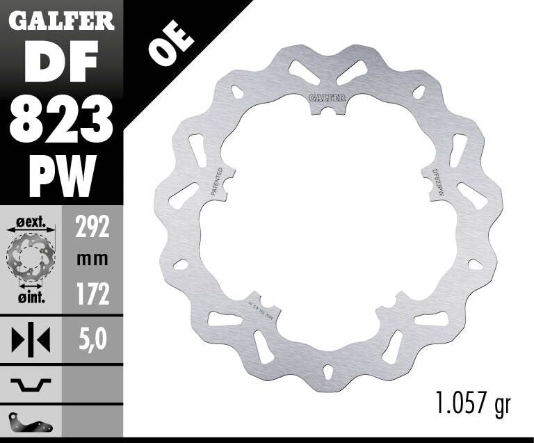 Fixed Wave Brake Rotor For Harley Davidson VRSCA 1130 2002-2005