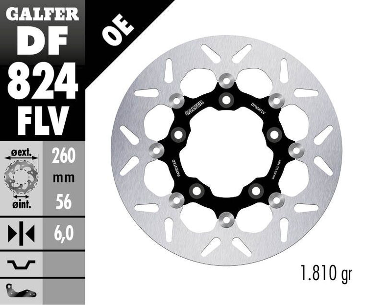 Floating Round Brake Rotor For Harley Davidson VRSCA 1130 2002-2005