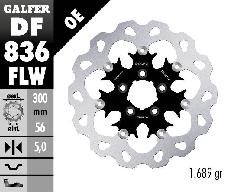 Floating Wave Brake Rotor For Harley Davidson FLHR 1584 2008-2011