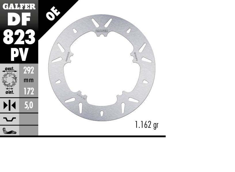 Fixed Round Brake Rotor For Harley Davidson VRSCA 1130 2002-2005