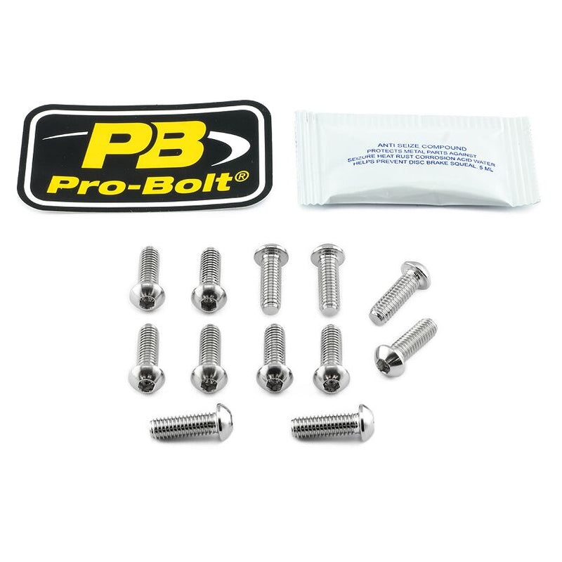 Titanium Brake Rotor Mounting Bolt Kit Silver / Titan For KTM SUPER ADVENTURE 1290 ABS 2015-2016
