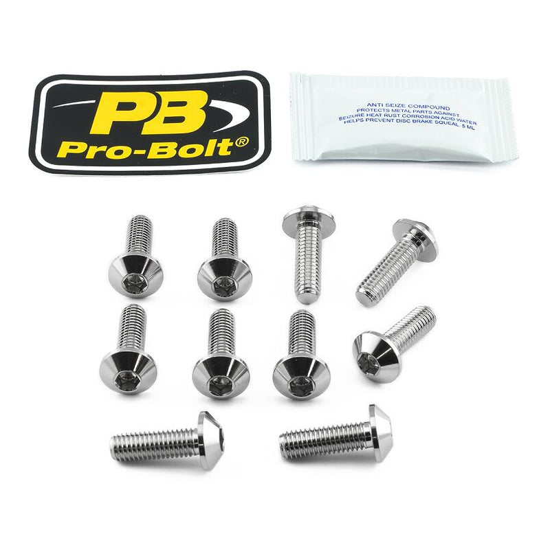 Stainless Steel Brake Rotor Mounting Bolt Kit Silver / Stainless Steel For KTM SUPER DUKE 1290 R ABS 2017-2023