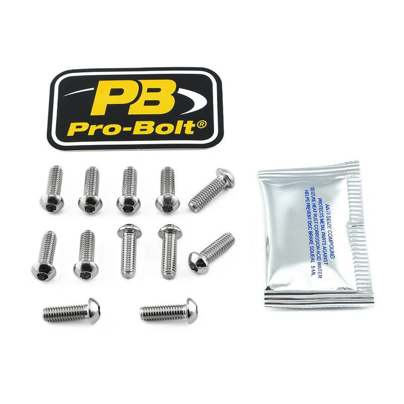 Stainless Steel Brake Rotor Mounting Bolt Kit Silver For KTM SUPER ADVENTURE 1290 ABS 2015-2016