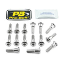 Stainless Steel Brake Rotor Mounting Bolt Kit Silver For Suzuki GSF 1200 2001-2005