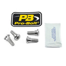 Stainless Steel Brake Rotor Mounting Bolt Kit Silver For Honda CB 500 1996-2003
