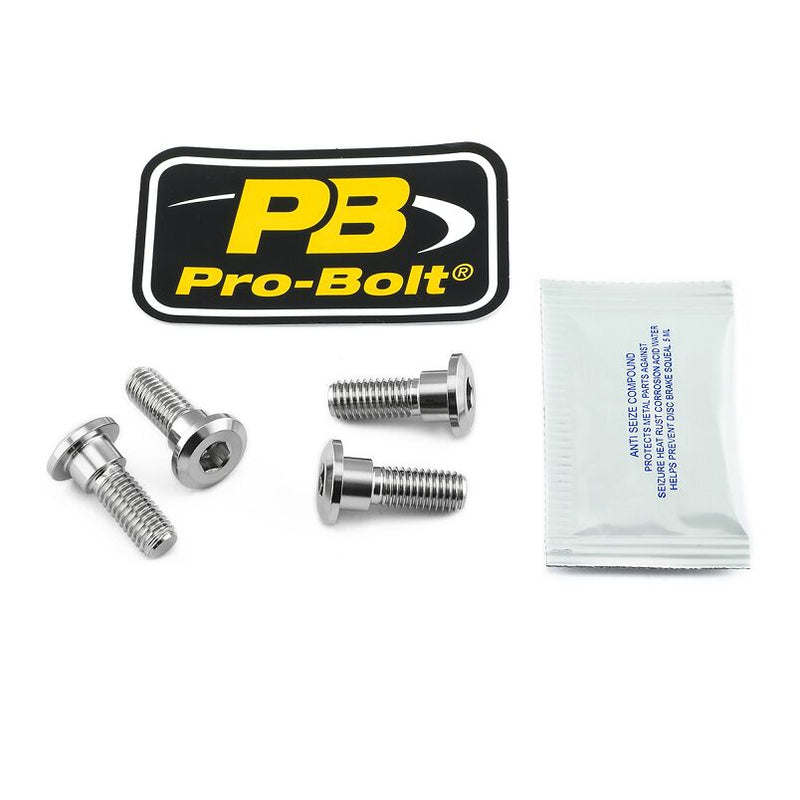 Stainless Steel Brake Rotor Mounting Bolt Kit Silver For Honda CB 500 1996-2003