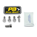Stainless Steel Brake Rotor Mounting Bolt Kit Silver For Aprilia NA 850 2007-2012