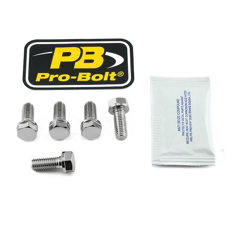 Stainless Steel Brake Rotor Mounting Bolt Kit Silver For Aprilia NA 850 2007-2012