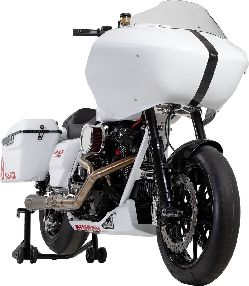 Brake Rotors Black / Silver For Harley Davidson FLHT 1584 ABS 2009