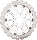Brake Rotors Silver For Harley Davidson FLHTC 1584 ABS 2009-11