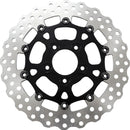 Two-Piece Brake Rotor Black For Harley Davidson FLH 1340 1984