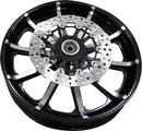 Factory Replacement Brake Rotor Black / Silver For Indian Challenger 108 ABS - 300 MM