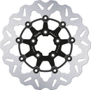 Wave® Brake Rotors Black / Silver For Harley Davidson FLHR 1450 - 56.3 MM