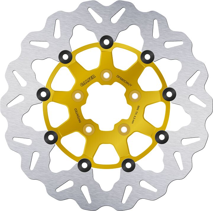 Wave® Brake Rotors Gold / Silver For Harley Davidson FLDE 1750 ABS - 292 MM
