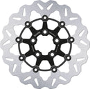 Wave® Brake Rotors Black / Silver For Harley Davidson FLD 1690 - 56.3 MM