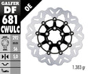Wave® Brake Rotors Black / Silver For Harley Davidson FLD 1690 - 56.3 MM