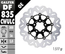 Wave® Brake Rotors Black / Silver For Harley Davidson FLFB 1750 ABS - 300 MM