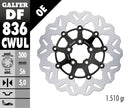 Wave® Brake Rotors Black / Silver For Harley Davidson FLHC 1750 ABS - 300 MM