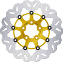Wave® Brake Rotors Gold / Silver For Harley Davidson FLDE 1750 ABS - 300 MM
