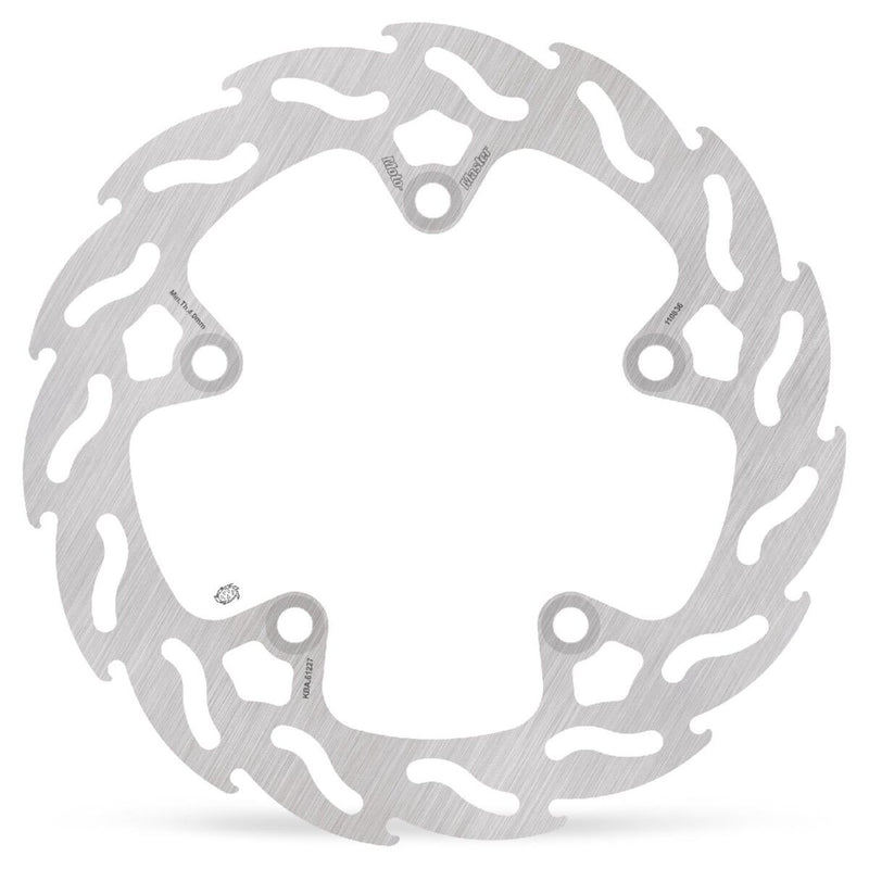 Flame Series Fixed Rotor Silver For BMW G 310 GS ABS - 240 MM