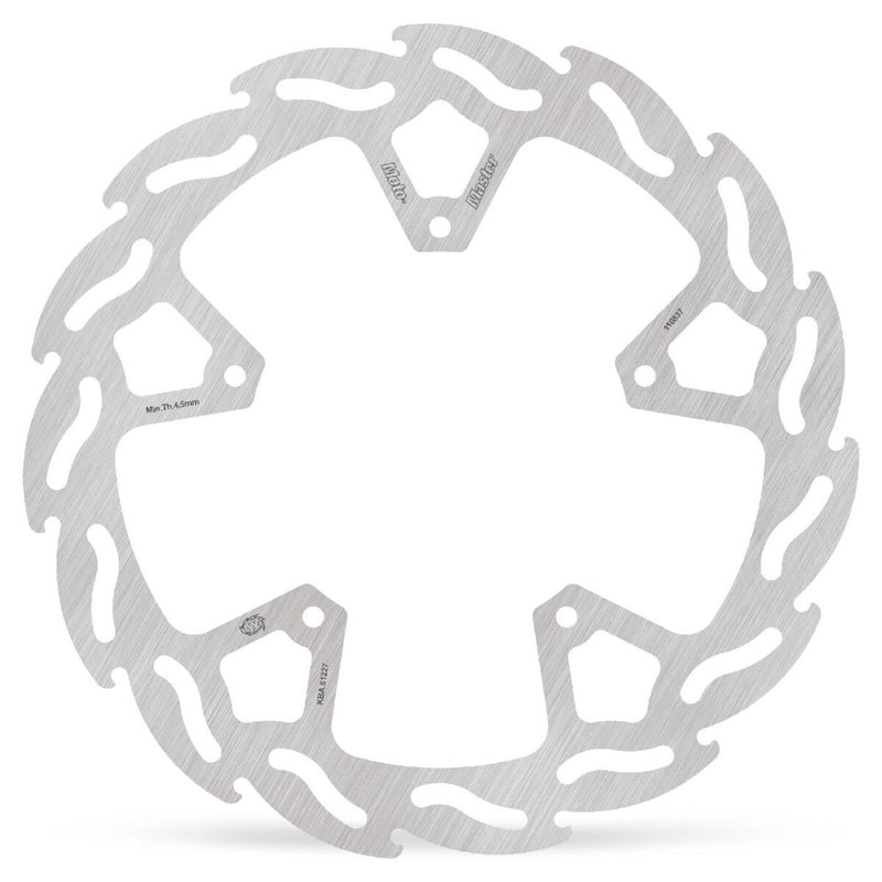Flame Series Fixed Rotor Silver For BMW M 1000 XR ABS - 265 MM