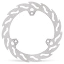 Flame Series Fixed Rotor Silver For Yamaha CZD 300 A - 245 MM